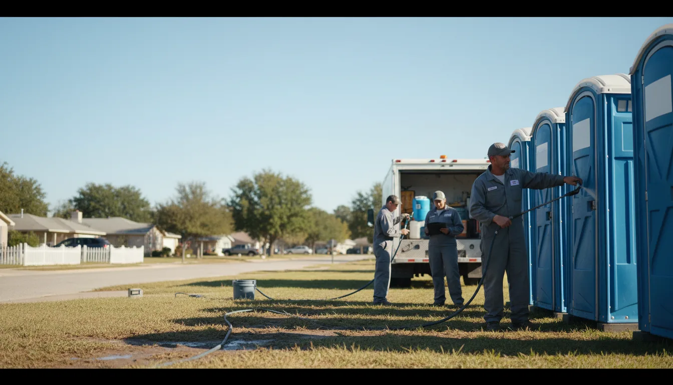 Long-Term Portable Toilet Rental in Mobile, AL near me
